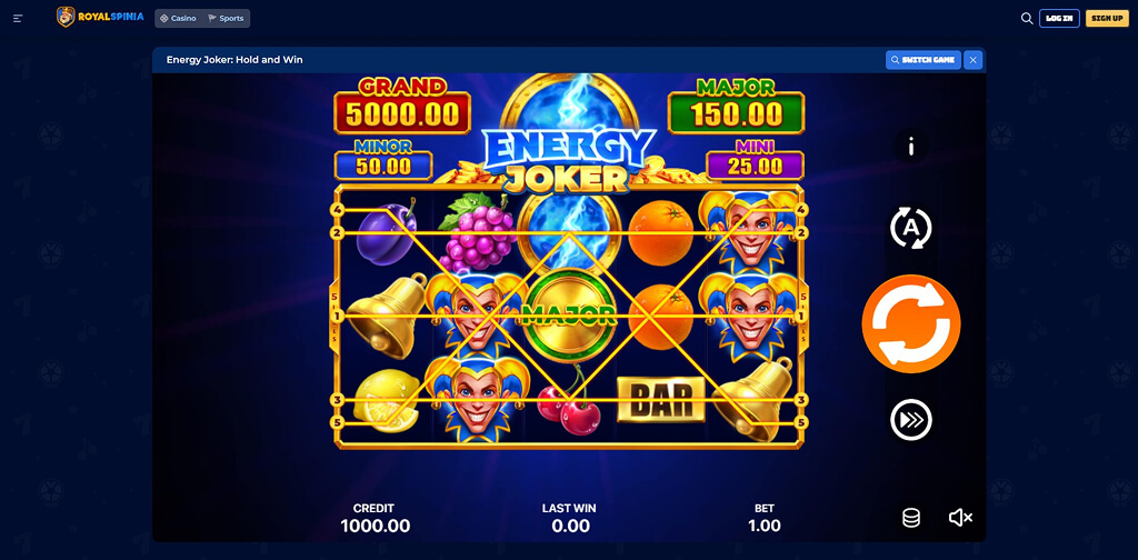 Royalspinia Casino Slot